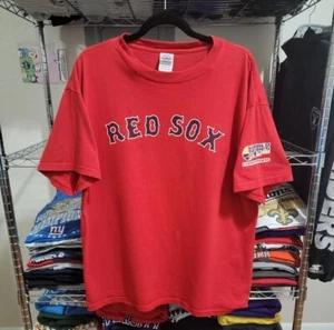 Boston Red Sox Herren T-Shirt Größe XL rot Vintage 2007 World Series - Bild 1 von 3