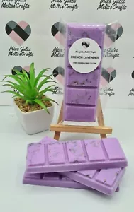 Hand Made Highly Scented French Lavender Plant Based Wax Melt Snap Bars,  - Picture 1 of 4