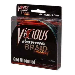 Vicious Fishing Spectra treccia fibra/verde muschio linea intrecciata 10-50 libbre 150 YD BOBINA - Foto 1 di 1