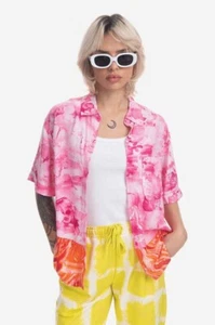 Vans X Collina Strada [VN00039R22W] Sweet Lilac 🥀  SS Woven ECOVERO Top SHIRT - Picture 1 of 17