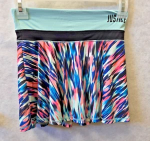 GIRL'S JUSTICE AVTIVE SKORT / SKIRT COLORFUL SIZE 10 - AWESOME! - Picture 1 of 7