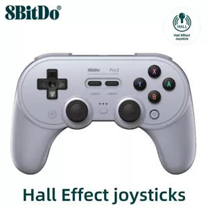 8BitDo Pro 2 Bluetooth Gamepad Hall Effect Wireless Controller For Switch,PC,iOS - Picture 1 of 76