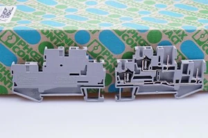 1 Stück  PHOENIX CONTACT STTB 2,5/2P  3040054 Doppelstockklemme, grau - Bild 1 von 1