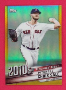 2020 Topps Series 2  Chris Sale 41/50 Decades' Best Chrome Series 2 Gold #DBC96