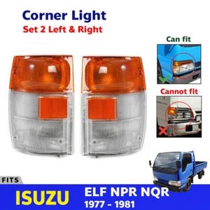 Clearance Corner Light Indicator Lamp + Bulb Pair Fits Isuzu ELF NPR 1994-06 - Picture 1 of 7