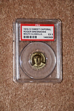 1910-12 SWEET CAPORAL PIN P2 Roger Bresnahan Large Letter PSA 5 Looks Nicer!