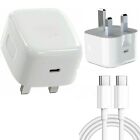 For Apple iPhone 15 Pro Max,15 Pro,15+,15 USB-C PD Fast Charger Plug Cable lead