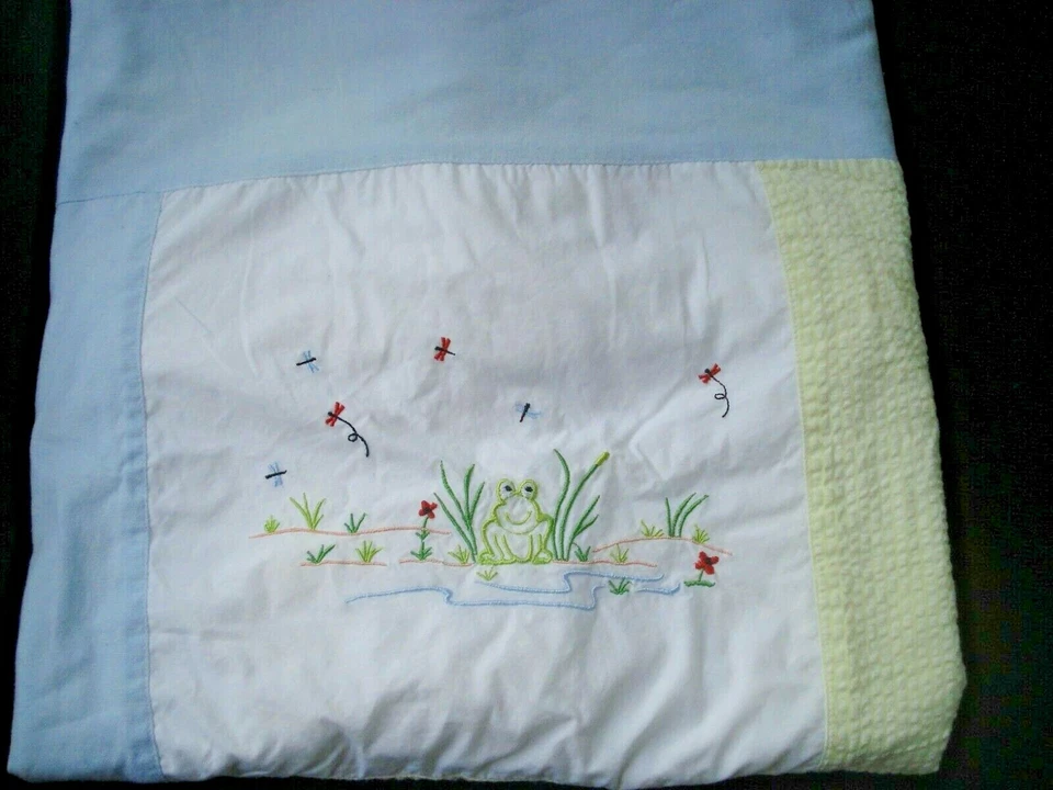 Brandee Danielle Signature Cuna Ropa de Cama "Sammy" Rana Edredón Cuna Falda Cenefa Foto 1 de 4