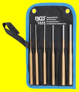 BGS 1655 Satz Splintentreiber CrV Ø3 4 5 6 8 10mmLänge 200mm mit Tasche 6 teilig - Bild 1 von 3