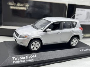 🇺🇦 1:43 Toyota RAV4 Minichamps Third 3 Generation XA30 2005 Silver 1/43 RAV 4 - Picture 1 of 8