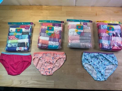 New Girl's Hanes Underwear-Briefs,Hipsters or Bikinis--U Pick!!* - Image 1 of 4