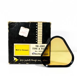 Bell & Howell Tri-Lens Typ A Filter für 8mm Filmkamera | Top Zustand  - Bild 1 von 10