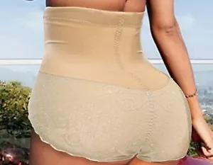 Nebility Women Beige Butt Lifter Tummy Control Panty SZ S** - Picture 1 of 5