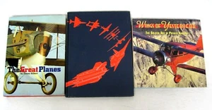 History of Aircraft Planes 3 oversize books Golden Age Pictorial Illustrated - Picture 1 of 5