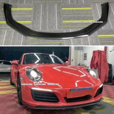 Kits de carrocería de fibra de carbono diseño YC kit de labios delanteros para Porsche 911 991.2 2017-2019 Foto 1 de 4
