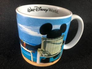  Walt Disney World Over Sized Mickey Mouse Coffee Cup Mug Beach Ocean - Picture 1 of 5