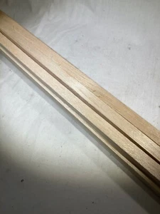 Balsaholz 1/2" x 1/2" x 36 Zoll lang 9 Stück gut für den Modellbau SEHR GUTER ZUSTAND - Bild 1 von 3