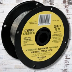 Electric Fence Wire 250ft Spool Aluminum Wire 17 Gauge free shipping - Picture 1 of 7