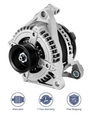 Alternador plateado de 12 voltajes 334-1508 apto para Dodge Dakota 2001-2006 4,7 L V8 Foto 1 de 4