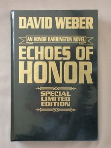 Signed Limited ECHOES OF HONOR David Weber HARRINGTON LEATHERBOUND HARDCOVER - Foto 1 di 3