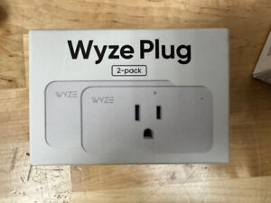 Wyze Smart Home Smart Plug, Two-Pack, White, WiFi Enabled NEW!