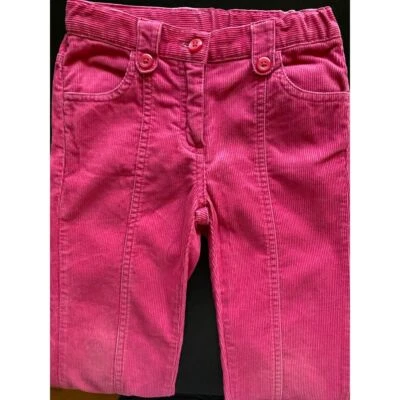 Pantalones de pana fucsia Janie and Jack niñas 5T cintura ajustable clásicos preppy Foto 1 de 4