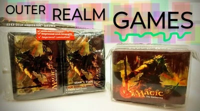 Magic, The Gathering Ultra PRO Deck Box/Sleeves-Gruul-Skarrg Guildmage - Image 1 of 4