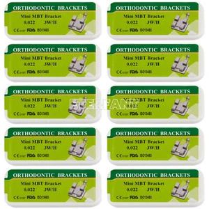 ETERFANT Dental Orthodontic Bracket Braces Metal Mini MBT 022 3Hooks 20Pcs/pack - Picture 1 of 15