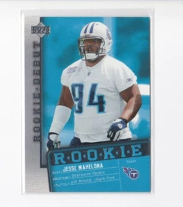 JESSE MAHELONA 2006 UPPER DECK ROOKIE DEBUT FOOTBALL ROOKIE CARD-SHIPS FREE - Picture 1 of 24
