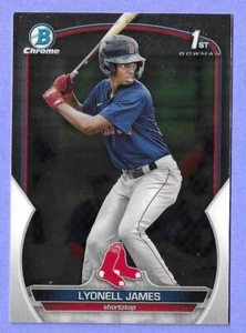 Bowman Chrome 1st Bowman Refractor Lyonell James 2023 # BCP118 - Imagen 1 de 2