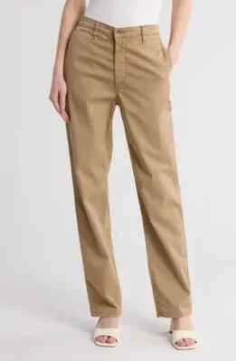 NWOT AG CLOVE TROUSER Relaxed Vintage Straight Pants Sulfur Vintage Khaki Tan 25 - Image 1 of 4