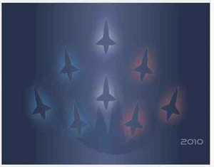 PATROUILLE DE FRANCE PAF 2010 AEROBATIC TEAM AIRCRAFT RED ARROWS FOUGA - DVD - Picture 1 of 1