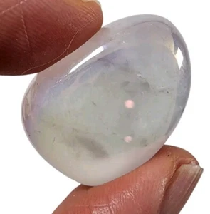 Quartz Crystal Angel Aura Polished Stone Brazil 13.4 grams - Picture 1 of 2