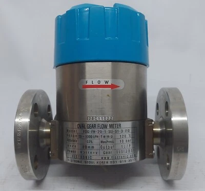 FLSTRONIC SEOUL MEDIDOR DE FLUJO DE ENGRANAJES OVALADOS NIEBLA-FH-20-1-SU-S1-3-J10 COREA Foto 1 de 4