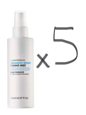 5 X Nutrimetics Advanced Bright Toning Mist 150 ml  Foto 1 de 4