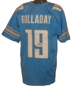 Kenny Golladay Signed Autograph Custom Jersey BAS Certified XL Detroit Lions - Imagen 1 de 5