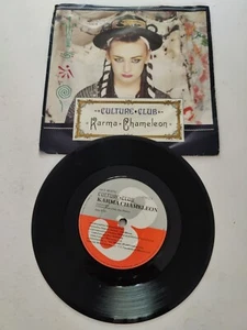 Culture Club Karma Chameleon 7” Single Virgin records 1983 - Picture 1 of 2