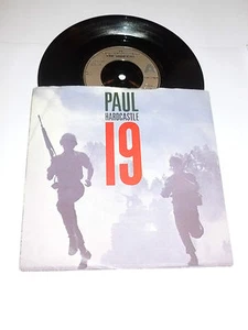 PAUL HARDCASTLE - 19 - Deleted 1985 UK Silver Lanel Chrysalis 7" Vinyl Single - Bild 1 von 5