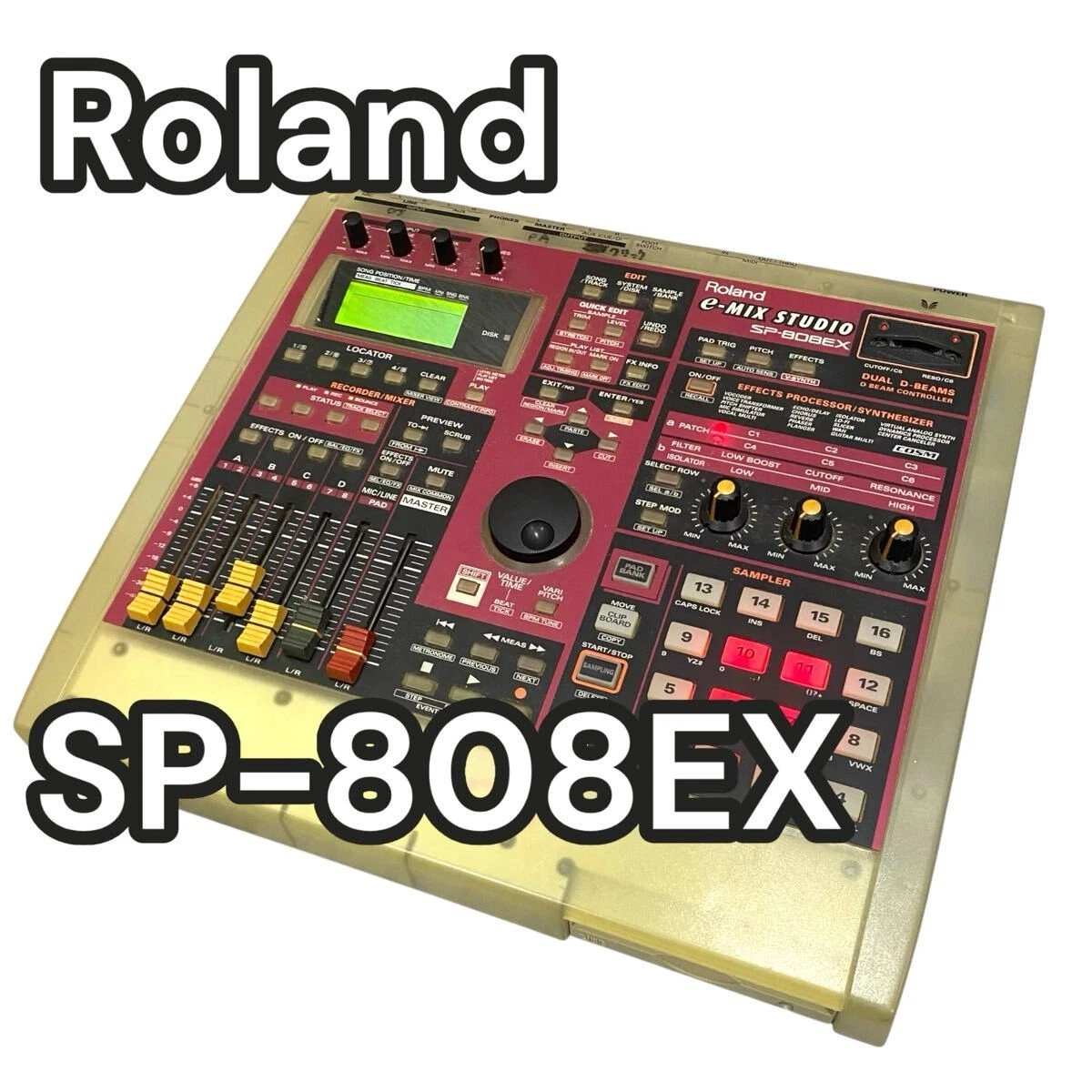 Roland ローランド e-MIX STUDIO サンプラー SP-808EX Roland Sp-808ex E-mix Studio Sampler Sequencer SP 808 EX for sale