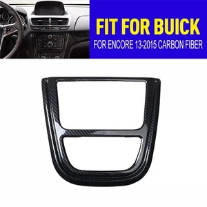 Carbon Fiber Console CD Button Frame Control Panel Cover For Buick For Encore# - Picture 1 of 12