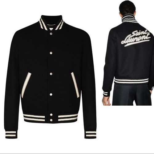 Men's YSL Saint Laurent Teddy Jacket Size 44 Hedi Slimane | eBay