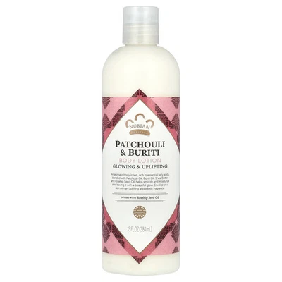 Nubian Heritage Body Lotion Patchouli  Buriti 13 fl oz 384 ml Cruelty-Free, Not - Image 1 of 2