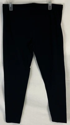 Leggings DG2 Diane Gilman para mujer grandes negros elásticos CB87B Foto 1 de 3