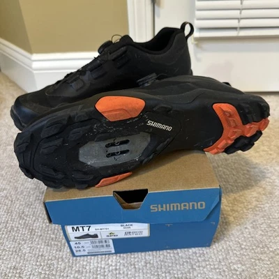 Zapatos de ciclismo Shimano SH-MT701 - talla 45 - negros - usados una vez Foto 1 de 4