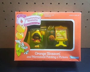 Kenner Strawberry Shortcake 1983 vintage miniaturas flor de azahar y mermelada  - Imagen 1 de 3
