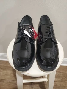 Scarpe formali Rothco finitura lucida uniforme militare Oxford pelle 12W - Foto 1 di 8