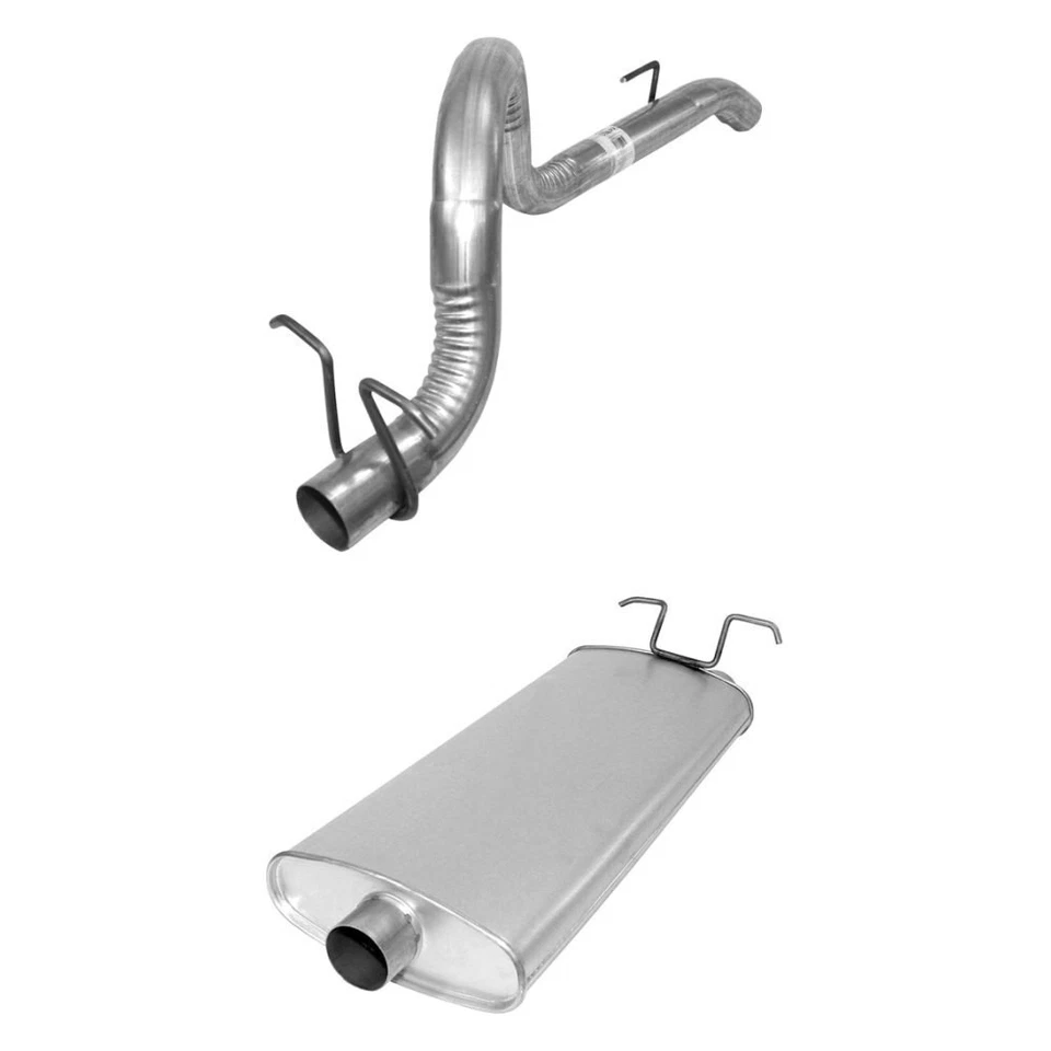 Комплект глушителя выхлопной системы и выхлопной трубы для Jeep Wrangler 1987-1992 AP - Изображение 1 из 1