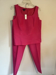 Talbots 6 Signature Pink Pants Top Matching Set New Church Career New - Picture 1 of 13