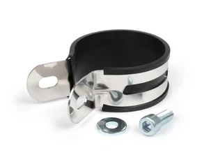 Silencer clamp for BGM Lambretta Clubman Sport exhaust including rubber - Picture 1 of 3