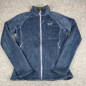 Mountain Hardwear Full Zip Fleecejacke Polartec Taschen Blau Damen Große L - Bild 1 von 12